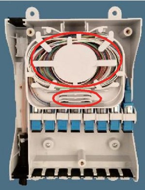 Крытый Multi прибор сетевого интерфейса жилой единицы (MDU) (NID) коробка распределения волокна Средний-пяди 8 портов