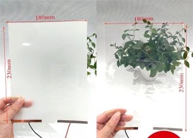 Electric Opaque Atomization PDLC Film for Gardens Glass Decoration Window 0.38mm Thickness