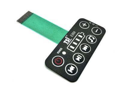 Customizable Membrane Switch with LED Operating Voltage 3V-24V Operating Current 20mA-100mA