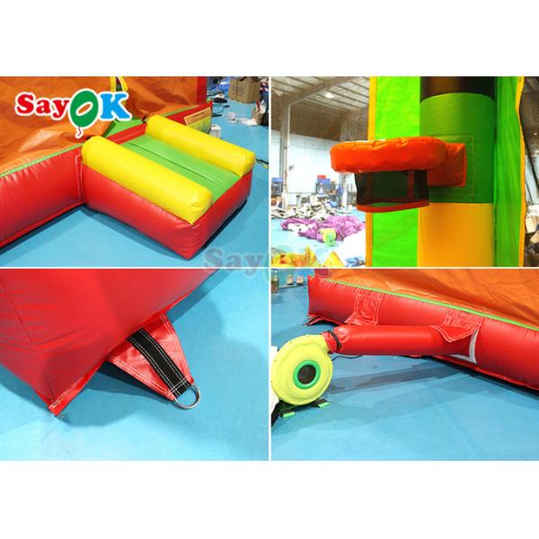 0.5мм ПВХ надувный единорог Отскакивающий дом Дети Отскакивающий замок Прыгающий горки Луна