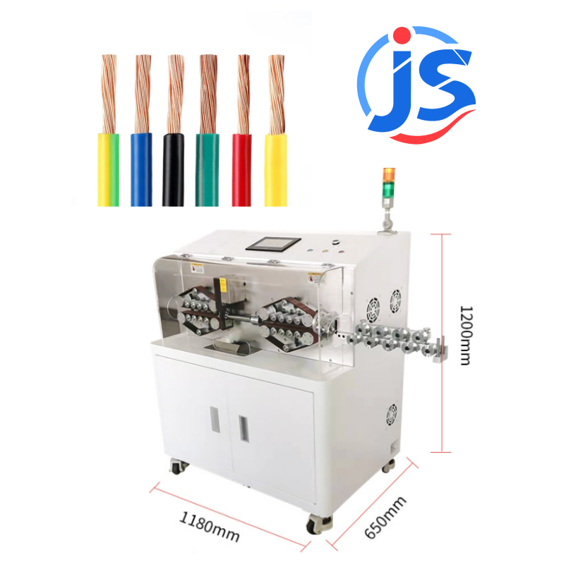 High Precision Wire Strip Machine with 7 Inch PLC Screen for 600-1000pcs/hour Output