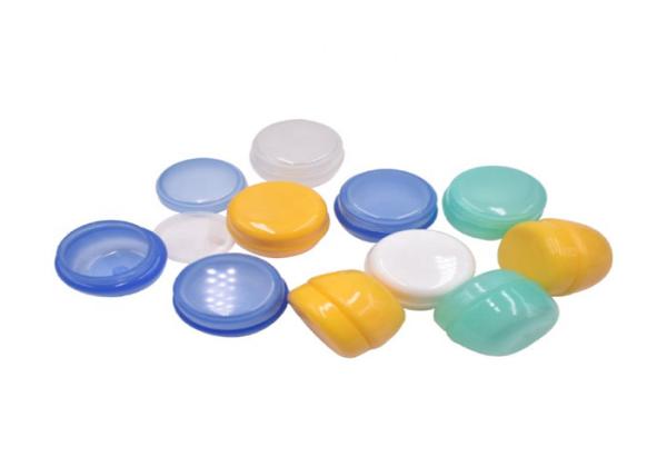 Colorful Beauty Cream Biodegradable Plastic Jars Food Grade For Cosmetics