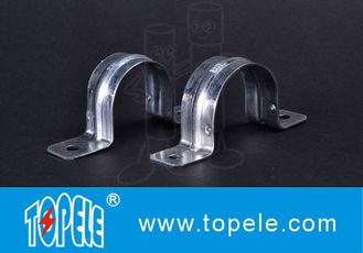 Accesorios de conductos EMT, acero galvanizado / zincado con dos agujeros EMT correa de conductos OEM