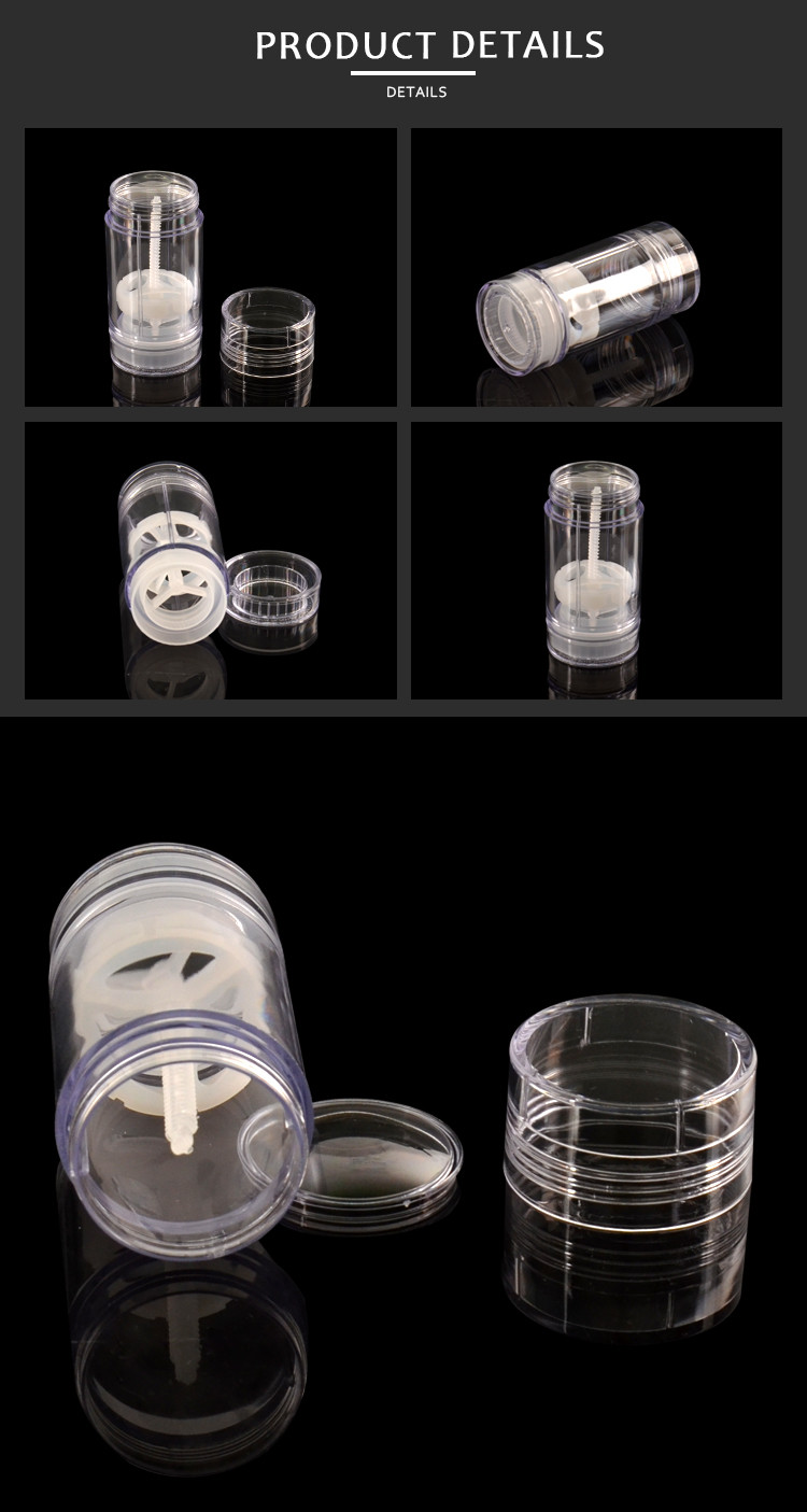 Ясность ручки дезодоранта OEM 65ml ODM цилиндрическая КАК бутылка 65g для благоухания тела