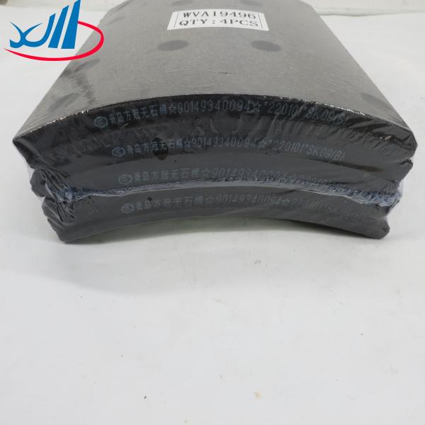 Trucks And Cars Auto Parts Brake Linings / Pad WVA19496 Auto Brake System