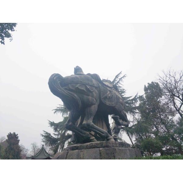 Artificial Style Outdoor Bronze Sculpture , Classical Casting Antique Bronze Statues
