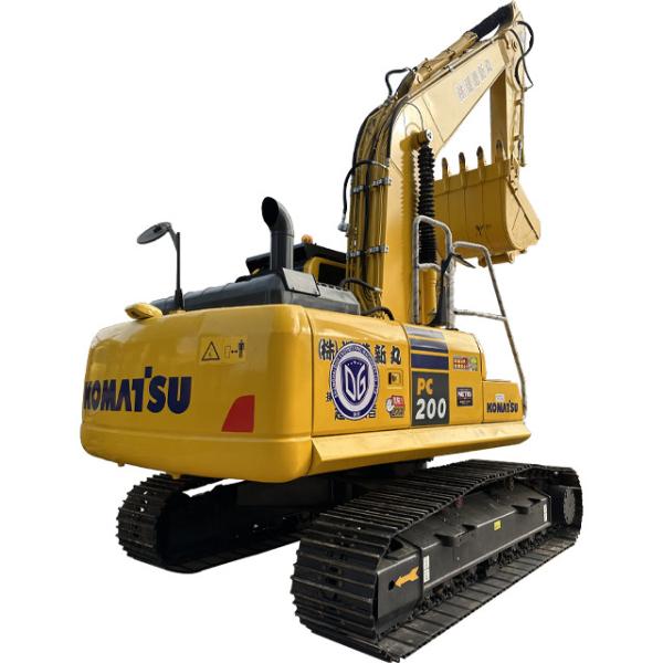 Excavadora de 20 toneladas da marca japonesa Komatsu PC200-8N1 Excavadora usada para equipamentos de construção Komatsu