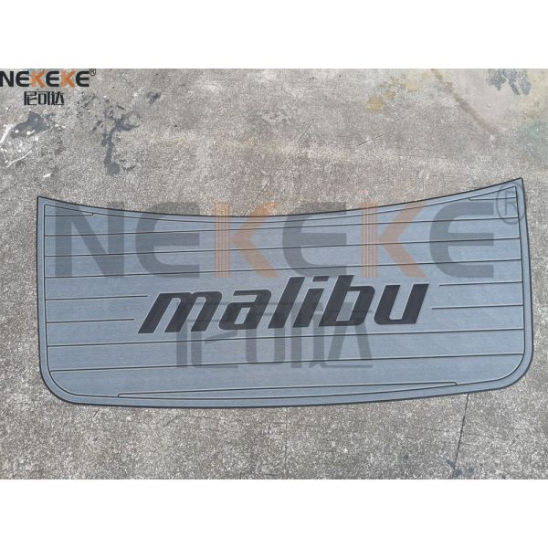 6mm Thickness UV Resistant Self-Adhesive Marine EVA Flooring Faux Teak Boat Deck Mat for 2012-2016 Malibu 22 MXZ