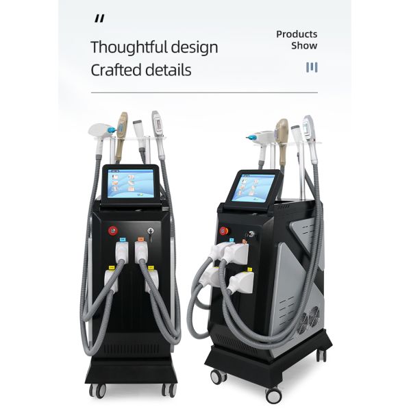 vertical beauty machine 4 in 1 Multifunctional Beauty Device & Laser Hair Removal System — Laser Hair Removal, Skin Rejuvenation, Tattoo Removal, Mole Removal Commercial-Grade Laser