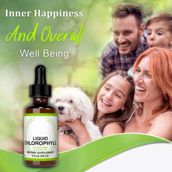 Natural Mulberry Leaf Extract Chlorophyll Liquid Drops 59ml Concentrated Liquid For Internal Cleansing And Detox