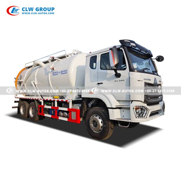 Sinotruk HOWO NX 20m³ Right-Hand Drive Sewage Suction Truck with Corrosion Resistant Vacuum Tanker for Municipal Waste