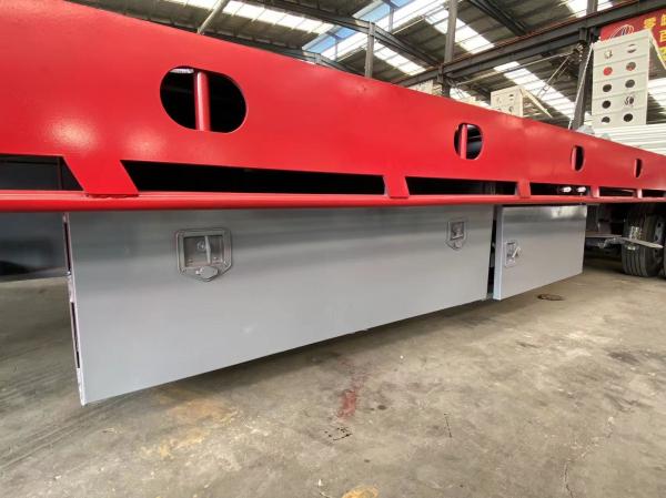 3 Axles Heavy Duty Boy Gooseneck Low Bed Flated Lowbed Semi Trailer with Jost Kingpin