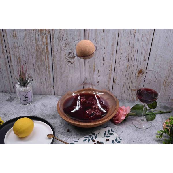 Diámetro 60m m Cork Ball Stopper Lid Replacement para las jarras reutilizables