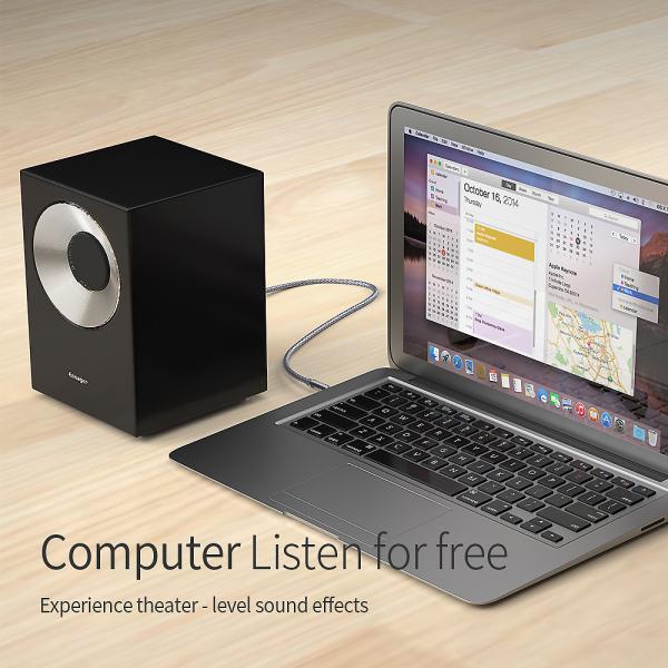 Car Headphone Adapter Aux Speaker Wire 3.5mm Jack Audio Cables Male Jack To Jack For Samsun