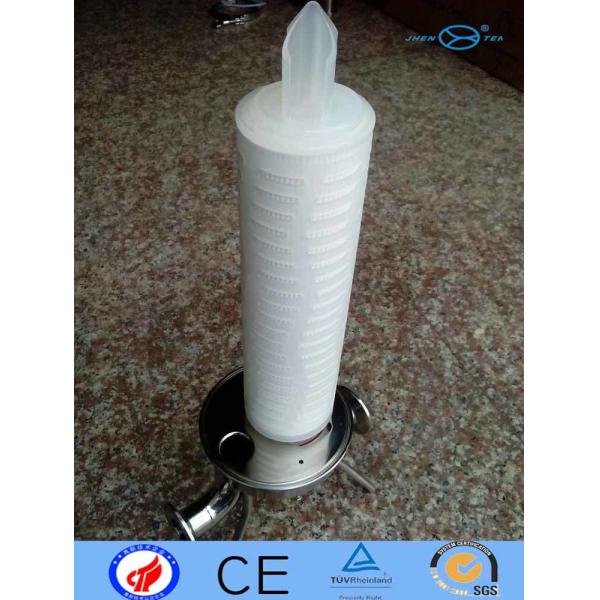 PP Filter Cartridge N6 PTFE With Deep Filtration / Large Filtration Area