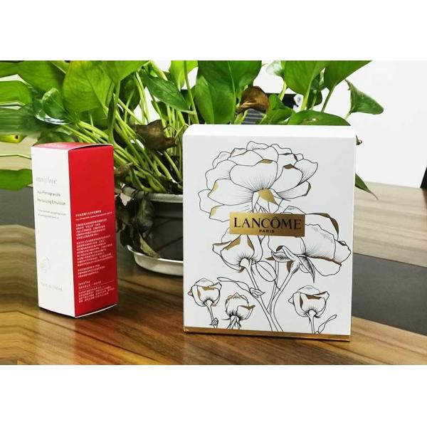 Boîtes de empaquetage de texture de parfum de luxe de papier recyclable de