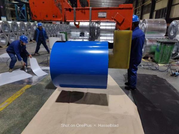 Serviço de solda ASTM A755M AZ100 0.4*1200 bobina de cores pré-pintada para necessidades de telhado