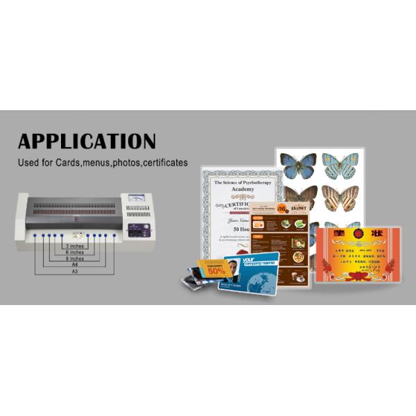 Холодный и горячий ламинатор КОРОЛЯ 330mm размера машины для производства бумажных ламинатов A3 A4 фото