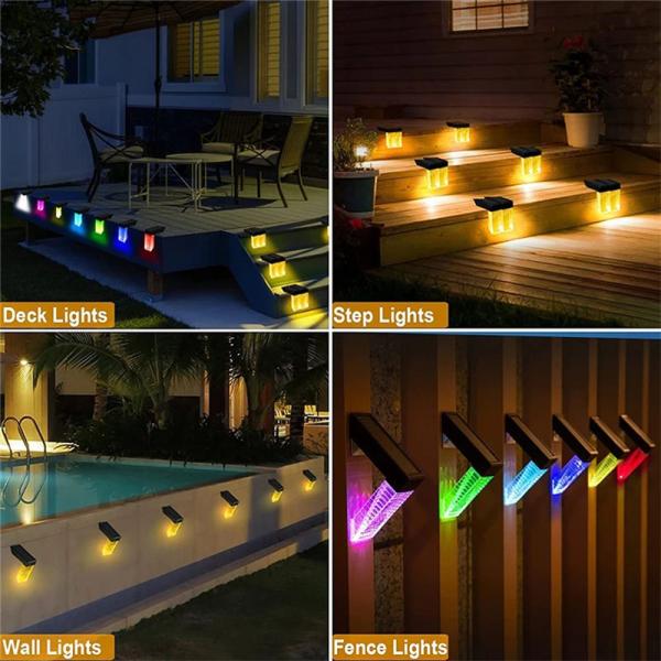 50000 Hour Working Lifetime Solar Led Gate Landscape Lighting with Rgb Warm White