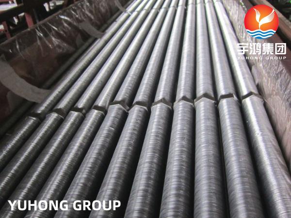 Tubo de ASME SA179 AL Finned Tube Extruded Finned para o tubo do permutador de calor