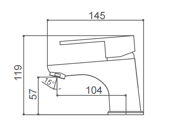 Single Lever Wash Basin Faucet ceramic cartridge chrome Bathroom tap