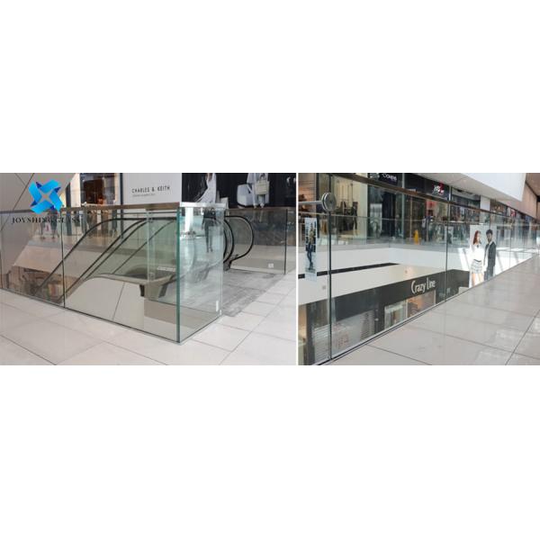 Glass railing guardrail for business center Решения для ограждения стеклянных ограждений