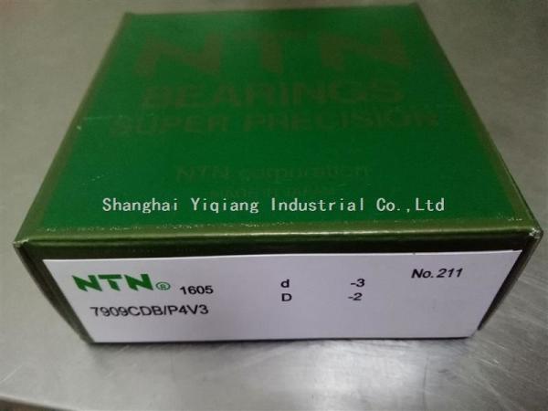 NTN high precision angular contact ball bearing 7909CDBP4V3 ，7909CDB/P4V3