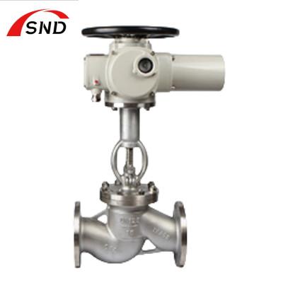 Electric Cast Iron Globe Valve Flanged Type For Industry OEM ODM OBM