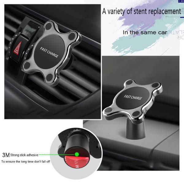 Fashion Design Iphone Car Charger , Car Phone Charger Grey Color Quick Charging Technology