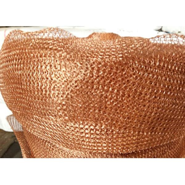 Standard SP Copper Knitted Wire Mesh For Corrosion Resistant Filter Pad