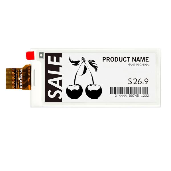 2.9 polegadas EDP 2 cores Preto Branco 296 X 128 Dot Matrix E-Ink E-Paper SPI MCU Fast Refresh