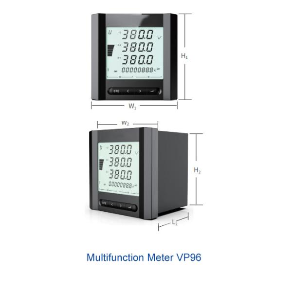 Метр VP96 IEC62053-23 65Hz цифров многофункциональный