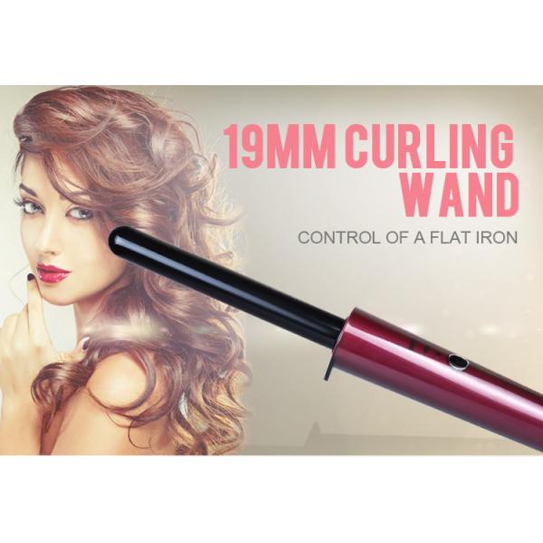 60S fast heat up Ceramic Hair Curler , CE Ceramic Coated Curling Iron