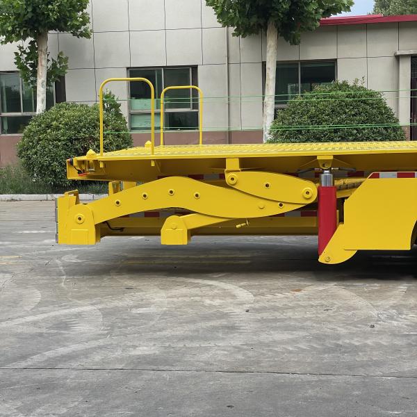 15M 2 Floors Hydraulic Lifting Car Carrier Trailer Travel Trailer with Steel Construction
