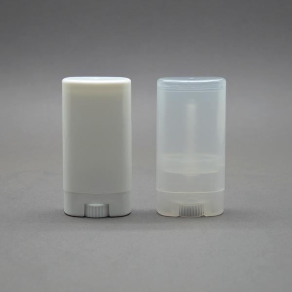 Translucent Lip Balm Tube Plastic Deodorant Oval Bulk Chapstick Tubes
