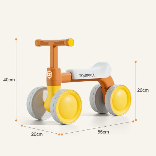 Non Pedal Bicycle Children's Stroller Handcart Balancing Gift Basic Seat Type NO Foldable