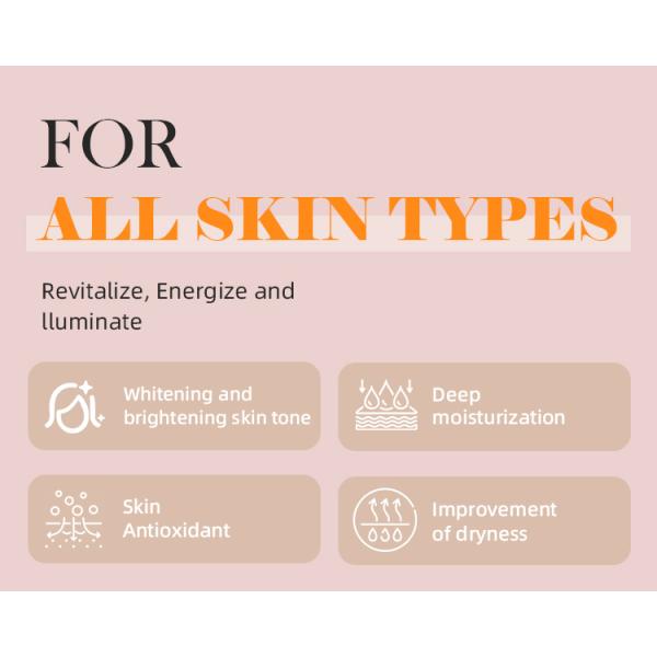 OEM Private Label Hyaluronic Acid Facial Toner Moisturizing Brightening Anti-Wrinkle for Dark Skin Whitening Feature