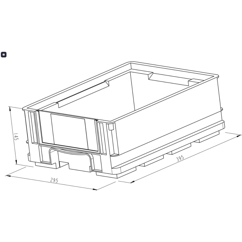 KLT Plastic Boxes Logistics Boxes Plastic Turnover Boxes VDA Volkswagen General Motors