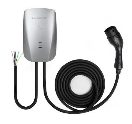 32A Electric Vehicle Wall EV Chargers Level 2 250V With Type 2 Socket
