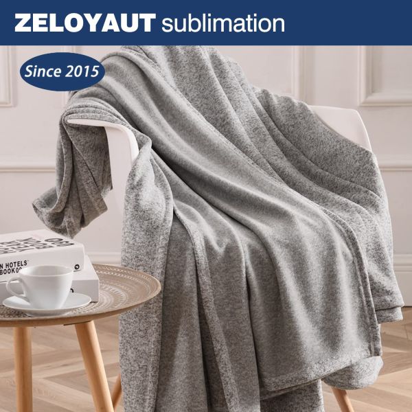 US Warehouse FREE Shipping Wholesaler Sublimation Blanks Hot Sales Sublimation Grey Blankets Adult Baby Blanket All Seasons