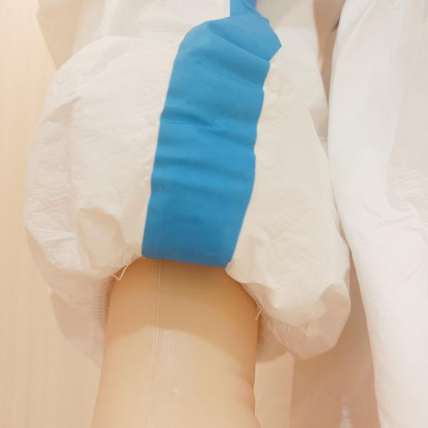 Microporous Breathable Disposable Protective Clothing 50-65gsm