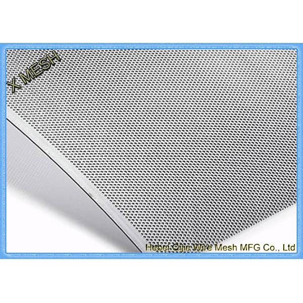 Round Hole Hot Dipped Galvanized Decorative Perforated Metal Panels Mild Steel / Carbon Steel