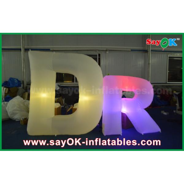Раздувное свадьбы слов украшения письма письмо приведенное Inflable модельной гигантское со светами красочными