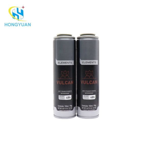 Body Spray Empty Tinplate Aerosol Can Neck In Type 150mm