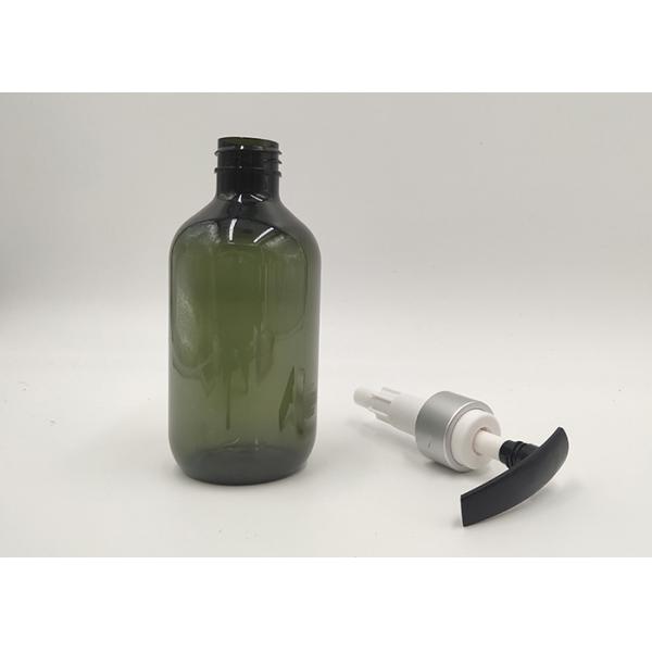 PET Plastic Custom Cosmetic Bottles Equips Lotion Pump For Shampoo Packaging