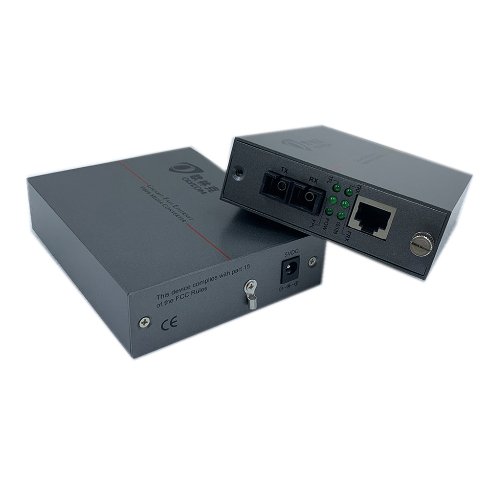 10/100M Ethernet Fiber Media Converter SC Connector Rack Монтируемый неконтролируемый DC5V LFPT