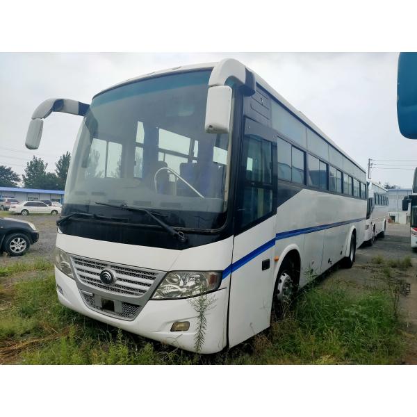 Используемый автобус Yutong 2018 год сделанных в Китае использовал дизельного тренера LHD автобус использовал белый автобус двигателя фронта 51 места
