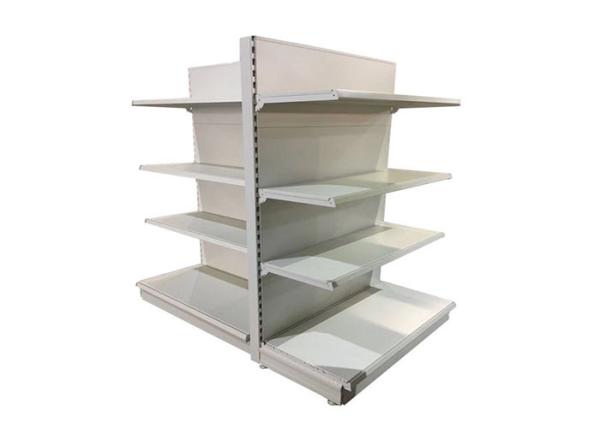 Customzied Size Gondola Grocery Store Shelving , Cold Rolled Steel Tego Metal Shelf