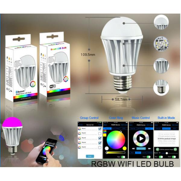 iOS and Android wifi RGB LED bulbs