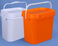 Les matières premières pp de 100% ajustent le seau en plastique avec la poignée